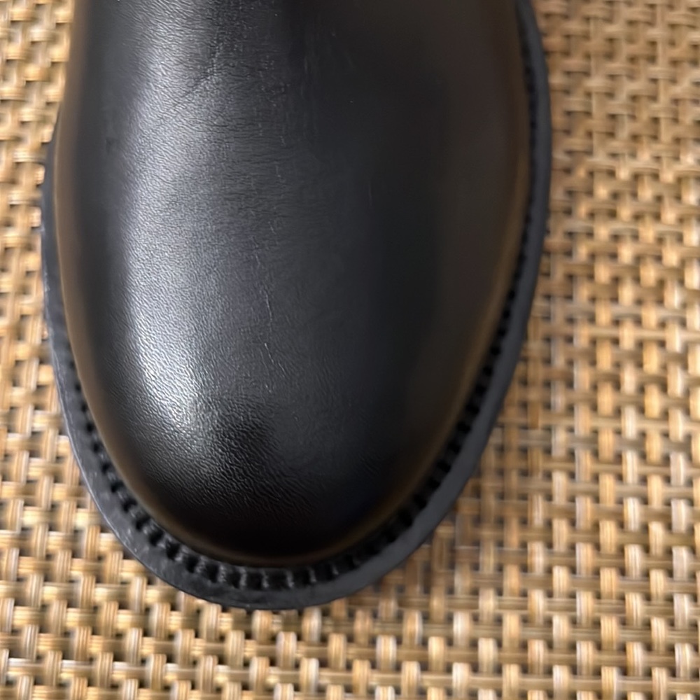 VALENTINO GARAVANI black leather pull on ankle boots EUR 36 US 6 - Picture 16 of 16